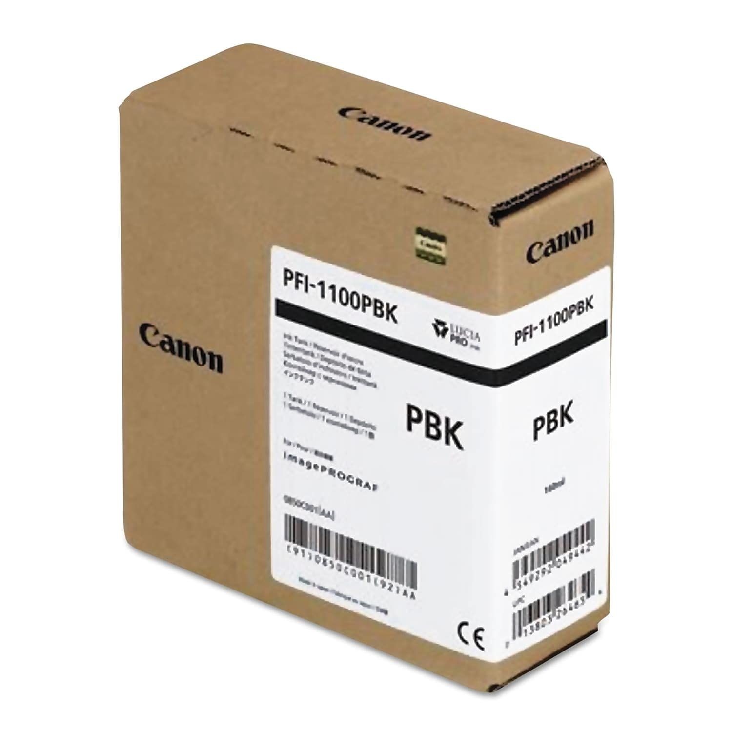 新品 canon キヤノン 大判プリンタ インクタンク PFI-1100 PBK フォトブラック 160ml