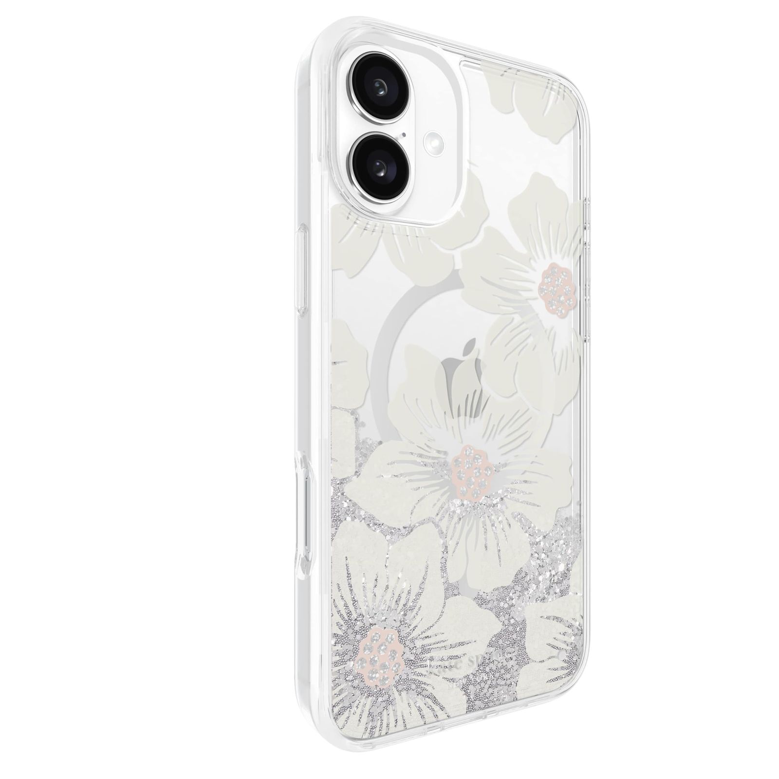 新品 iPhone 16 Pro ケース 背面型 Liquid Glitter マグセーフ Case 正規品 ケイトスペード ニューヨーク (Hollyhock)
