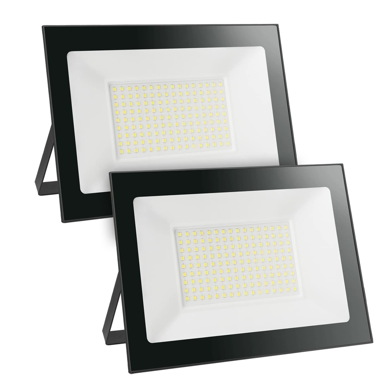 ☆新品☆LED投光器 屋外 100W コンセント式 超薄型 作業灯 防犯灯 玄関ライト 昼光色 80-150V適用 IP66防水 自由調整 高輝度 2M 廊下 ケーブル 倉庫 ガレージ 看板灯 BBQ 庭園 夜間作業 駐車場 PSE認証済 【 4e924192
