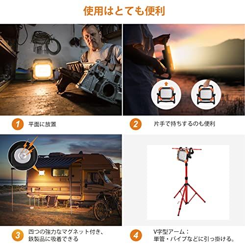 ☆新品☆投光器 作業灯 ワークライト 集魚灯 LEDライト 充電式 6000LM 200W相当 IP66防水 昼白色/昼光色/電球色/SOS 30H連続照明 7.4V・7000mAhリチウム電池 機能 磁石付き AC充電器 PSE認証済み キ 00d2ddb2 ☆新品☆投光器 作業灯 ワークライト 集魚灯 LEDライト 充電式 6000LM 200W相当 IP66防水 昼白色/昼光色/電球色/SOS 30H連続照明 7.4V・7000mAhリチウム電池 機能 磁石付き AC充電器 PSE認証済み キ 00d2ddb2