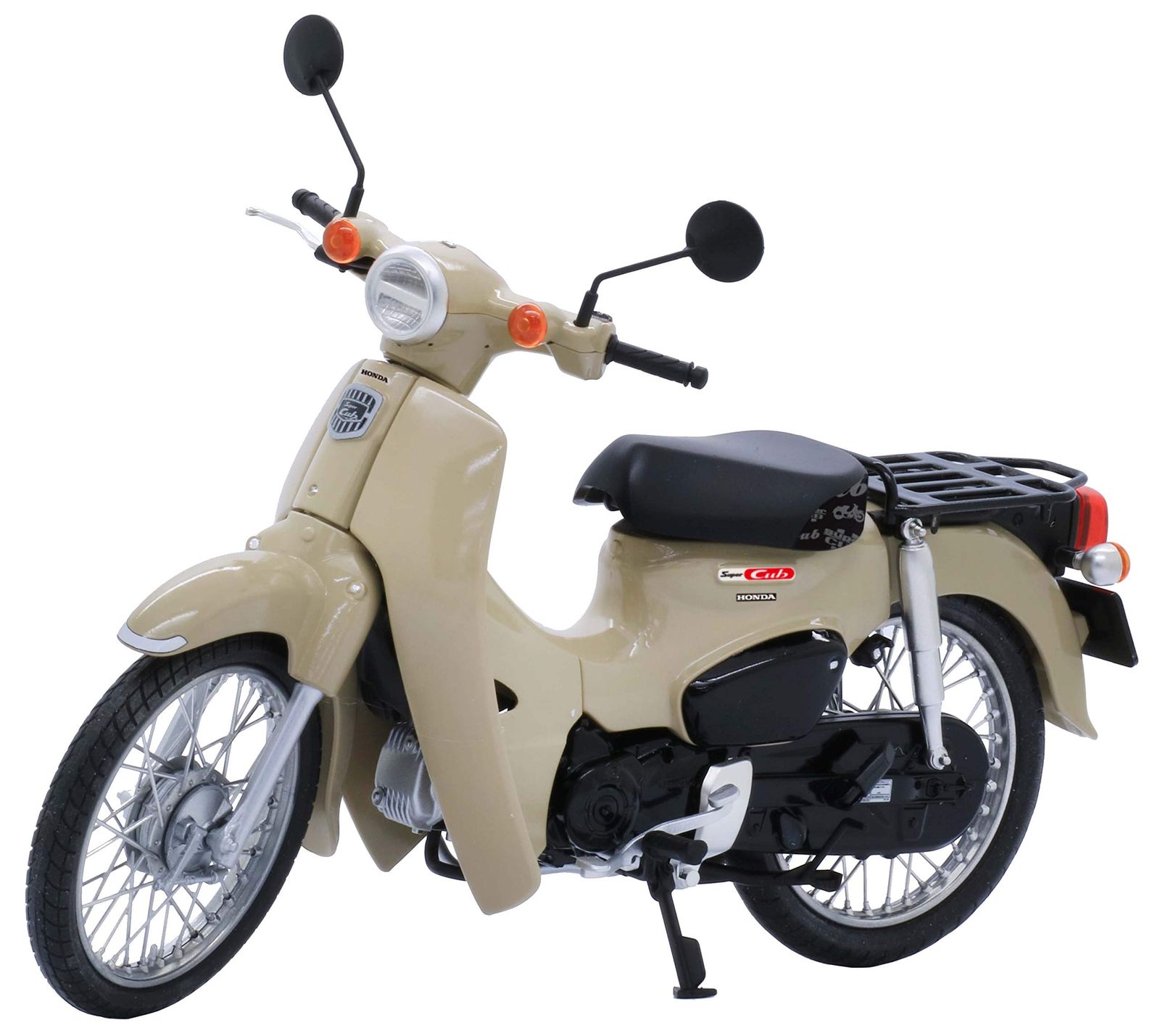 新品 フジミ模型 1/12 NEXTシリーズ No.1 EX-7 ホンダ スーパーカブ110・ストリート（ハーベストベージュ） 12NX-1 EX-7