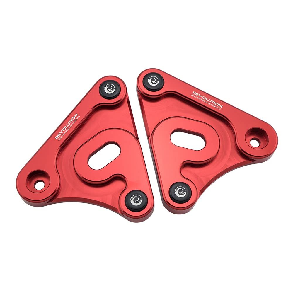 新品 GTR REVOLUTION ホンダ モンキー125 ダックス125ヘッドライトブラケット HONDA MONKEY125 DAX ST125 HEADLIGHT BRACKET (Red)