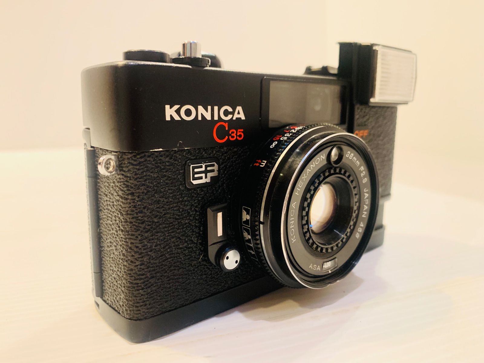 完動品】フィルムカメラ Konica C35 EF ピッカリコニカ - メルカリ