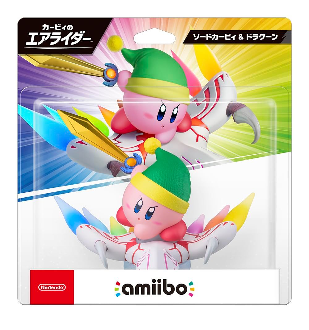 新品 amiibo ソードカービィ&ドラグーン(カービィのエアライダーシリーズ)