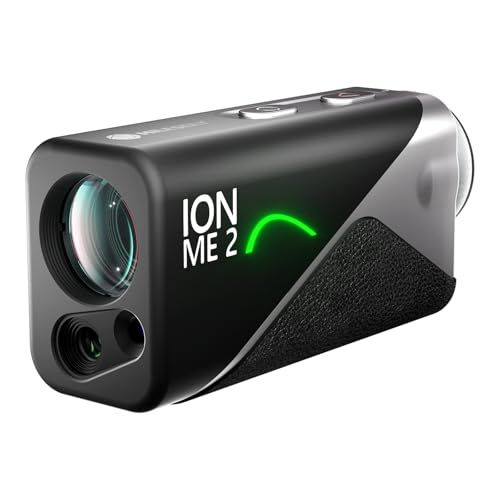 MILESEEY ゴルフ レーザー距離計 IONME2 超小型 mini PinPoint Green? モード 3点間距離 OLED赤緑色表示 90%高透過率 6倍望遠 1100yd対応 ±0.5yd高精度 ゴルフ 距離計 ミニ 96*44 0ea20a0b