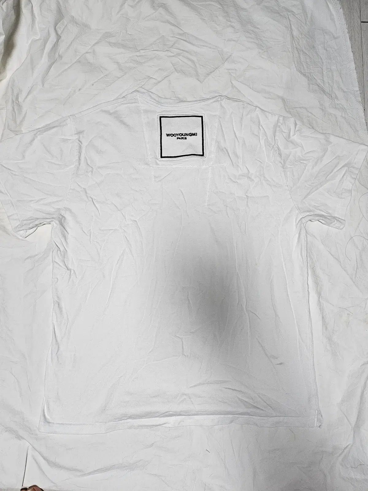 WOOYOUNGMI ウーヨンミ Starship Square スタシ ラベル 半袖 Tシャツ 50