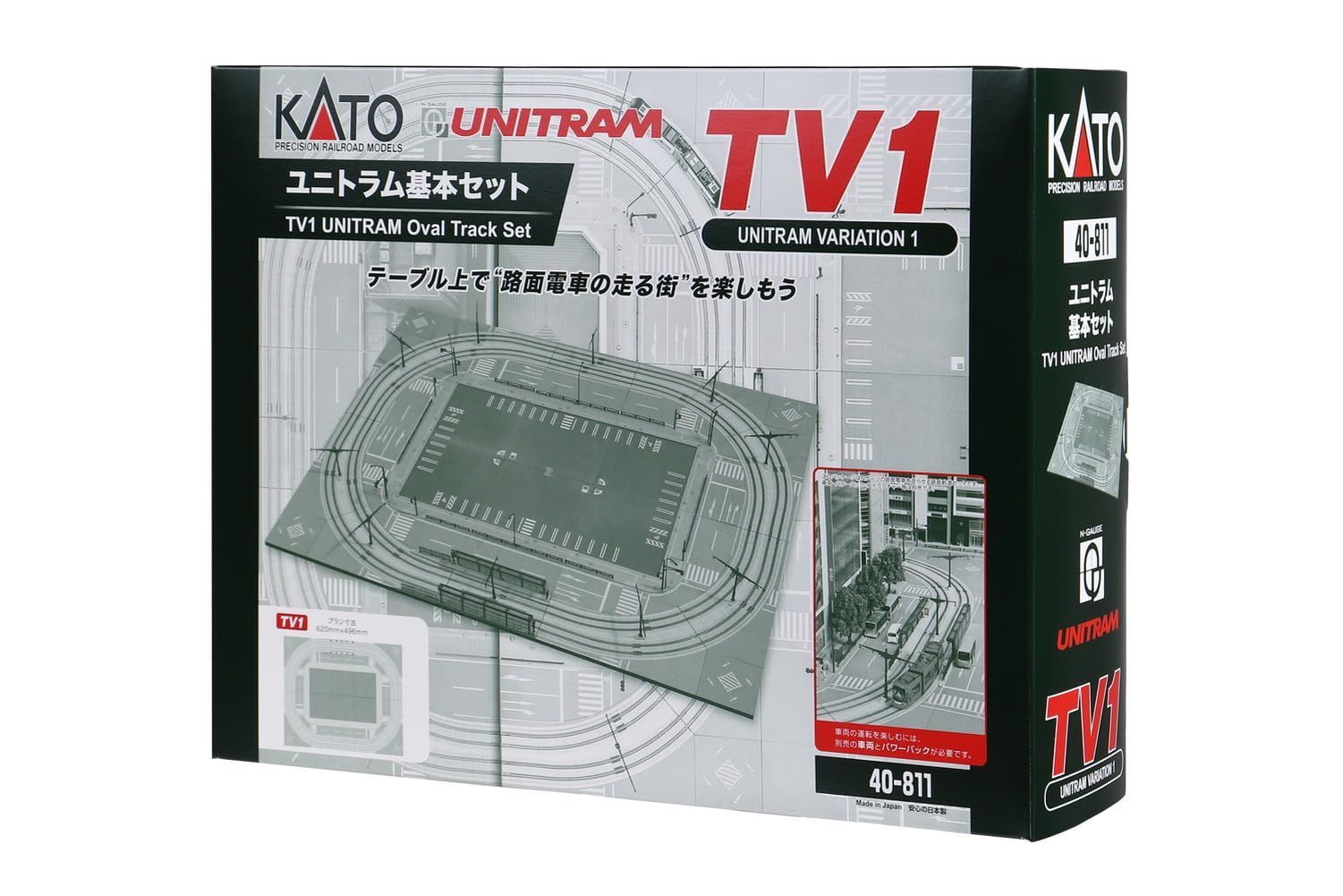 レールセット 鉄道模型 40-811 ユニトラム基本セット TV1 Nゲージ KATO