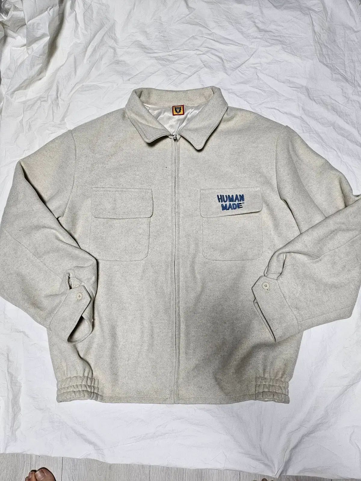 HUMAN MADE ヒューマンメイド スーベニアオフィシャル ブルゾン ジャケット エクリュ L
