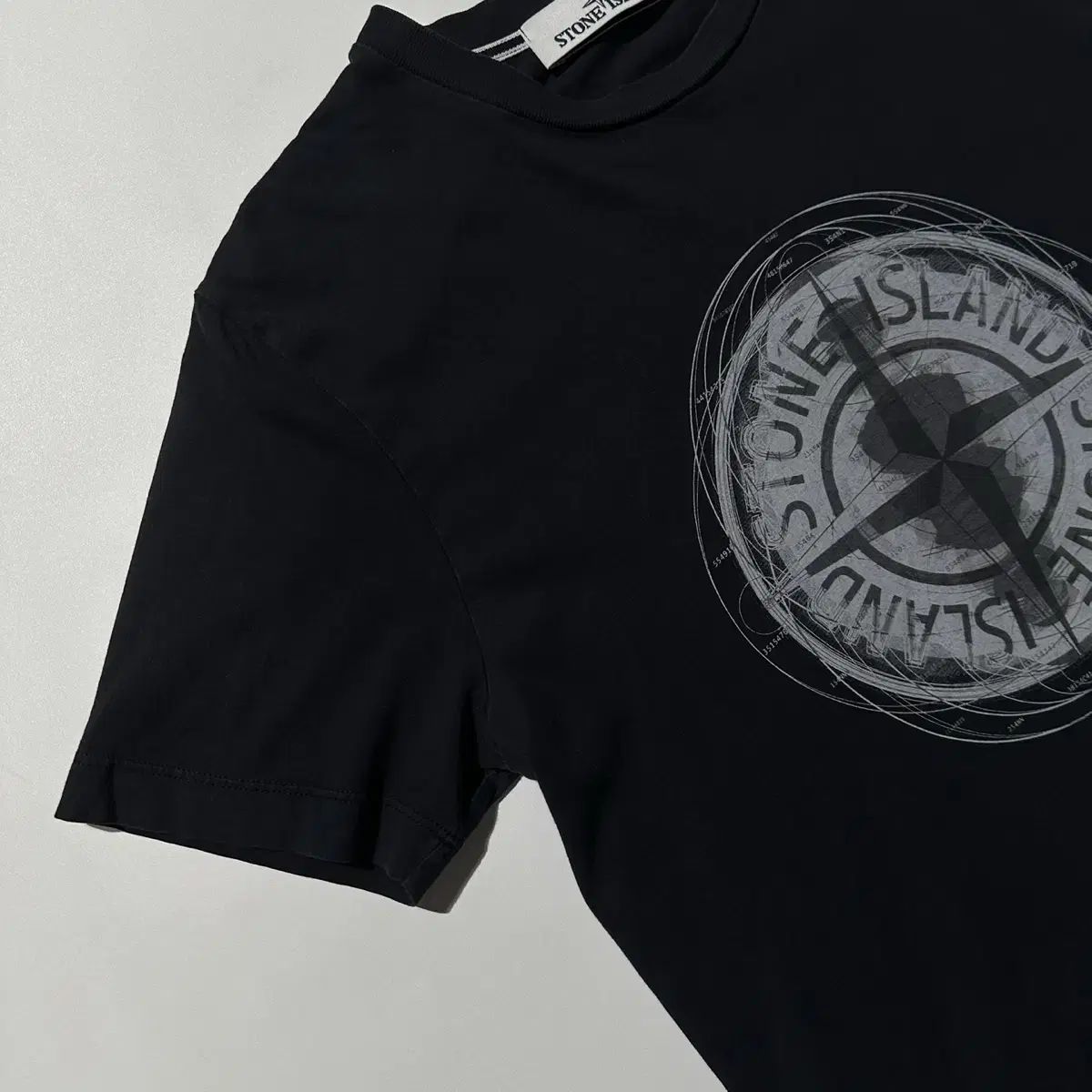 S ストーンアイランド ロゴ プリント 半袖 Tシャツ - メルカリ