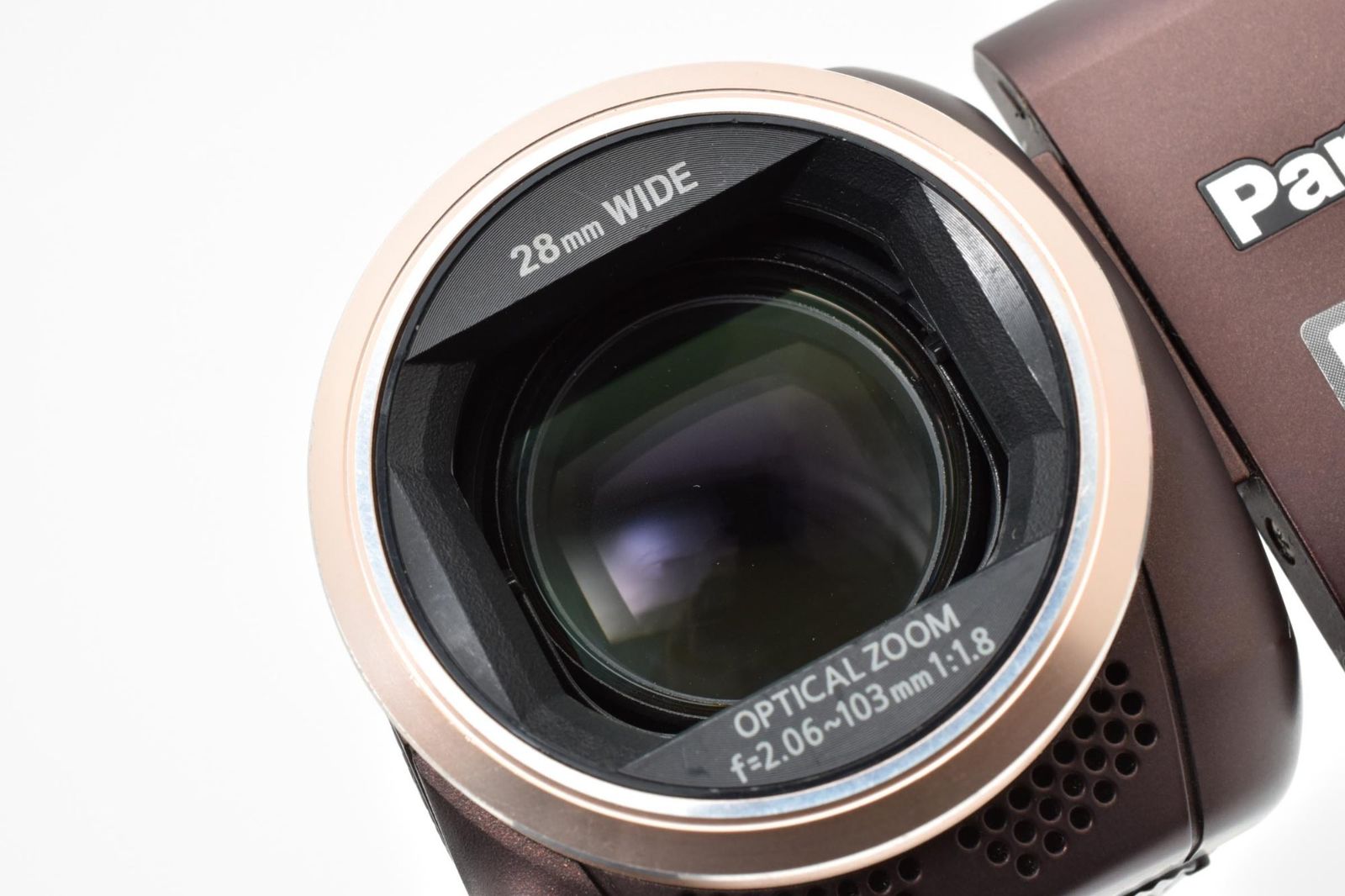 実用光学美品 Panasonic パナソニック HC-V550M ブラウン ビデオカメラ