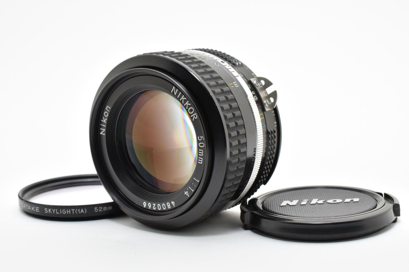 実用光学美品 Nikon ニコン Ai NIKKOR 50mm 1.4 MFレンズ #4182-8