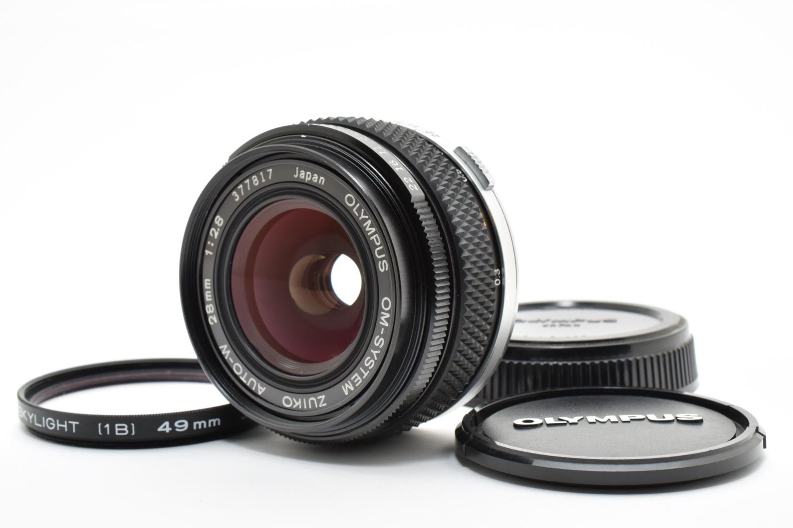 実用光学美品 Olympus オリンパス OM-SYSTEM ZUIKO AUTO-W 28mm F2.8 MFレンズ #4187-10