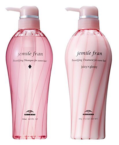 Milbong (MILBON) ミルボン ジェミールフラン シャンプー＆トリートメント(ダイヤ＆ジューシーグッロシー) 500ml 500g ボトルセットpms 2f1832af