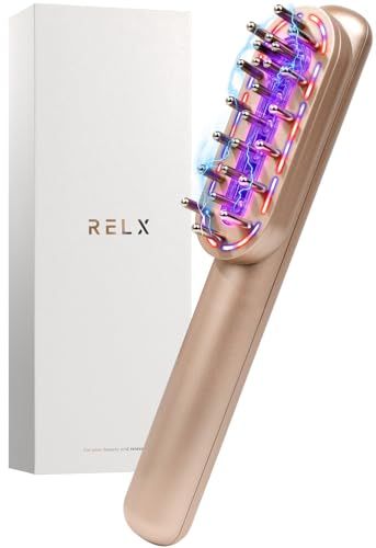 RELX 電気ブラシ EMS 美顔器【日本企業企画】リフトブラシ LED 頭皮ケア 美容家電 ギフト プレゼント ローズゴールド/ bcf622f6