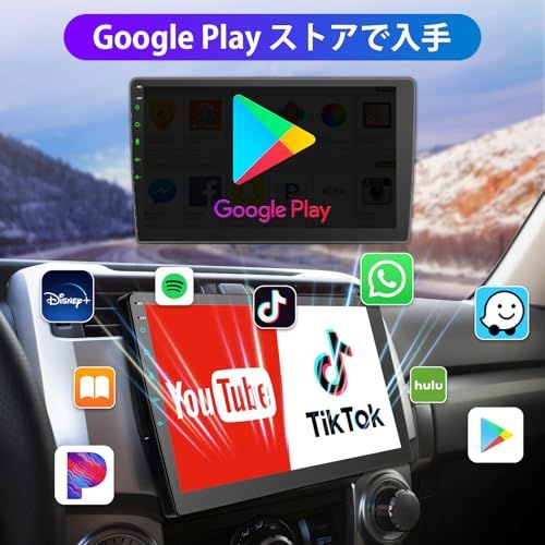 カーナビ2DIN 7インチ10インチカーオーディオ統合ナビゲーション,30バンドEQ,1024 x 600pディスプレイ,ステレオ受信機,スマートフォンに接続されたワイドFM/AM,有線/無線CarPlay/AndroidAuto＆ミラリング 925d0bbc