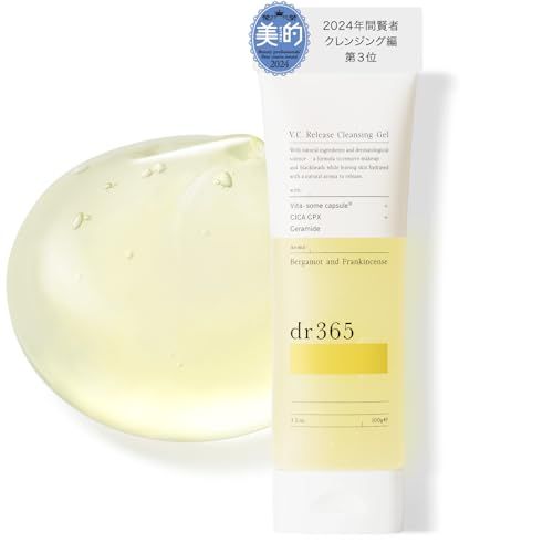 dr365 V.C. リリースクレンジングジェル ビタミンc 毛穴 スキンケア セラミド 敏感肌 乾燥 メイク落とし クレンジング洗顔 肌荒れ ニキビケア オイルフリー 角栓 保湿 100g ドクターサンロクゴas 704844e0