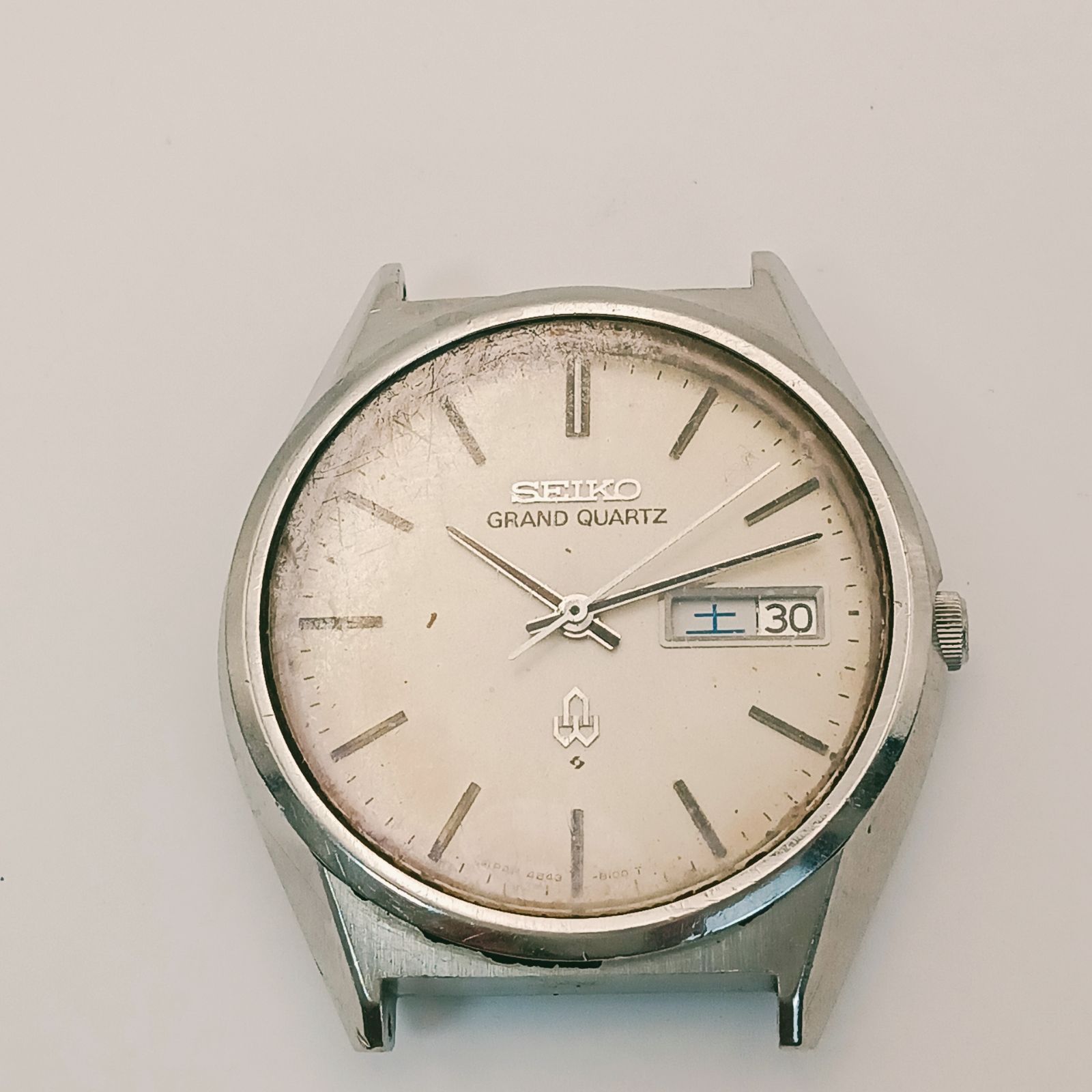 稼働 良品】0530-1 SEIKO GRAND QUARTZ セイコー グランドクオーツ 
