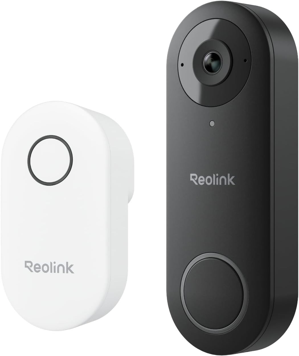 REOLINK ビデオドアベル ワイヤレス 500万画質 2.4/5GHz WiFi 玄関チャイム付き 180°超広角 ビデオドアホン Alexa対応 双方向音声 AI人体検知 プリモーション録画 検知エリア設定 遠隔監視 盗難防止 屋外防水 73e3c78d