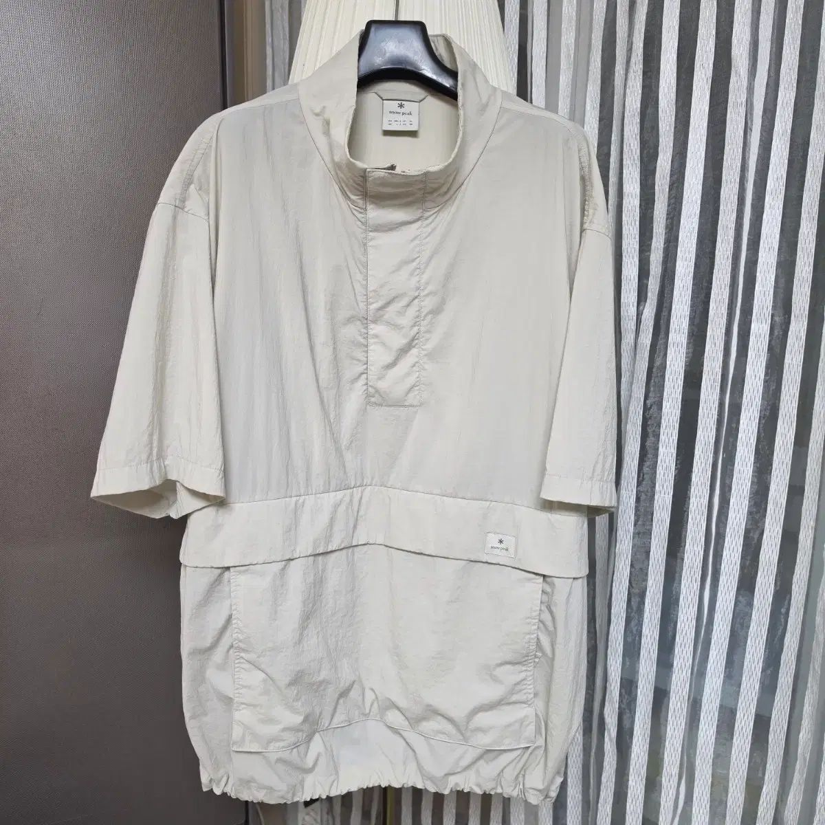 Snow Peak(スノーピーク) 半袖 Anorak（アノラック） ベージュ カラー XL