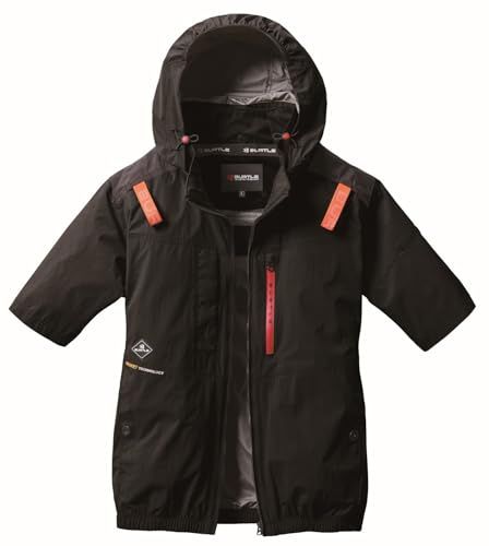 ☆新品☆BURTLE バートル エアークラフト半袖ブルゾン(ユニセックス) 春夏用 ブラック AC2086 35 XL 07382456
