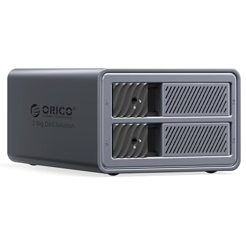ORICO HDD ケース 2台 22TB*2 USB 3.0接続 3.5インチHDD用 ハードディスクケース アルミ合金制 hdd ケース 3.5インチ プッシュプル取り付 安全ロック設計 冷却ファン搭載 9828U3ts e282d45f