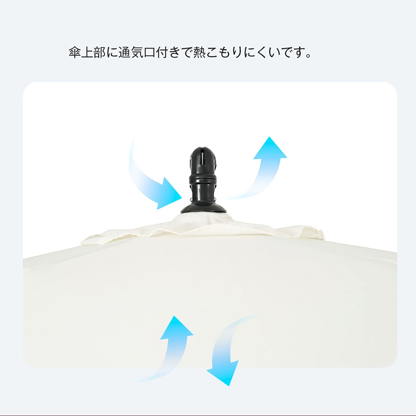 数量限定｜【ブラウン・360°回転】パラソル単体 直径300cm 30+UPF