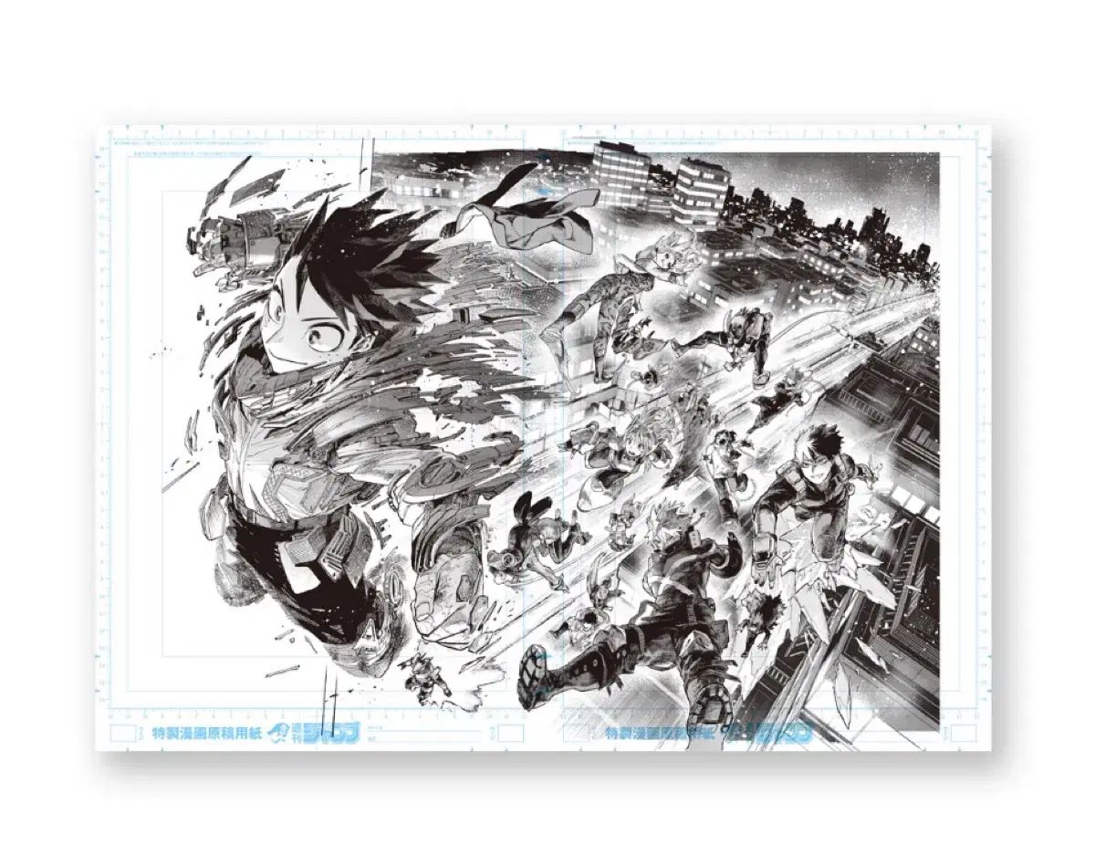 僕のヒーローアカデミア 漫画 原画展 ポスター 出品