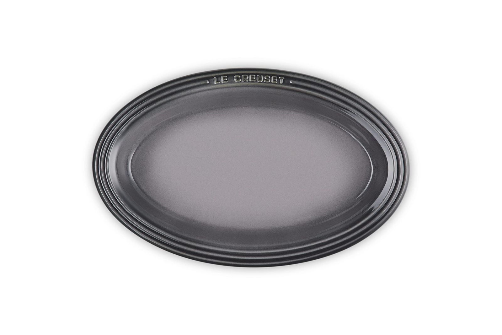 ル・クルーゼ(Le Creuset) オーバル プレート 皿 25cm フリント 耐熱 耐冷 電子レンジ オーブン 食洗器 対応 オーブン皿 耐熱皿 パスタ皿 カレー皿 楕円形 楕円 【日本正規販売品】pms