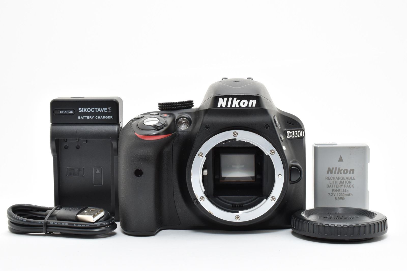 ★極上品★ ショット数 2127回 ニコン NIKON D3300 ボディ ブラック #2065