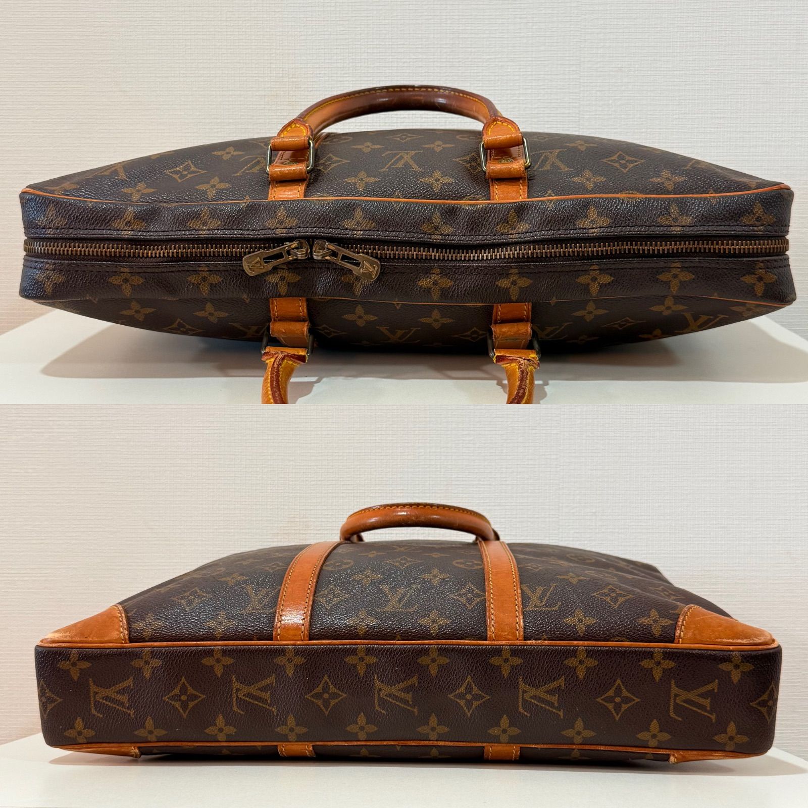 LOUIS VUITTON ルイヴィトン ポルトドキュマン モノグラム 鑑定済 LOUIS VUITTON ルイヴィトン モノグラム ポルトドキュマン 美品 - メルカリ