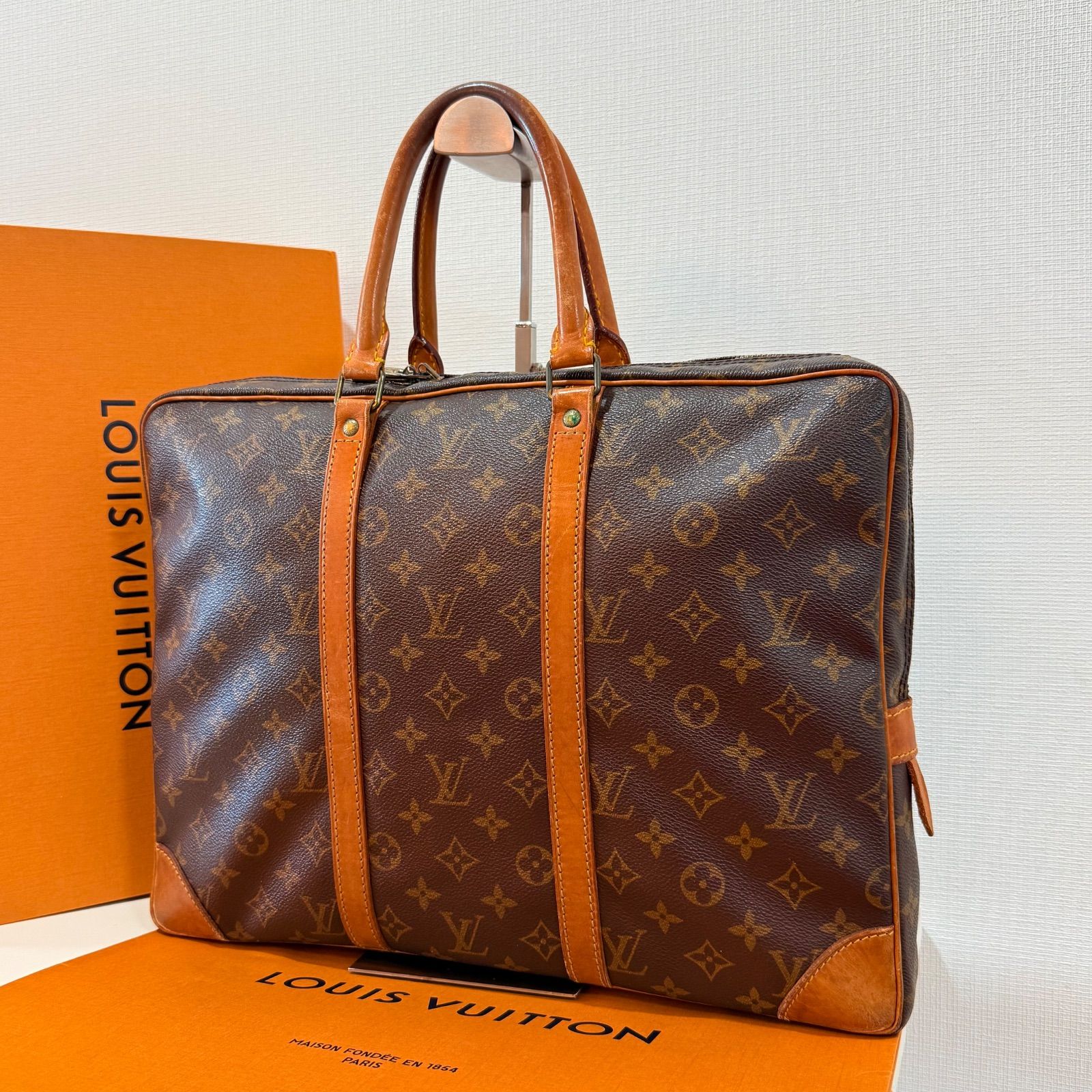LOUIS VUITTON ルイヴィトン モノグラム ポルトドキュマン 美品 - メルカリ