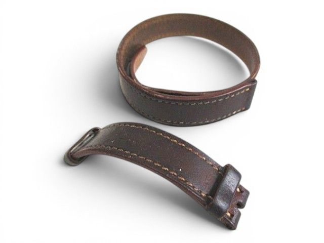 エルメス HERMES ベルト 純正ベルト 12mm ブラウン 35cm 腕時計 ベルトのみ パーツ □I刻印
