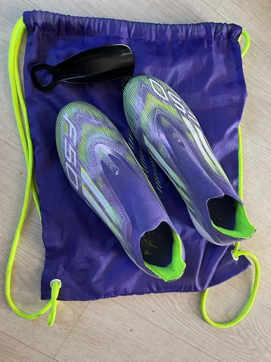アディダス F50 LLエリート ag サッカーシューズ PURPLE/ライム 250
