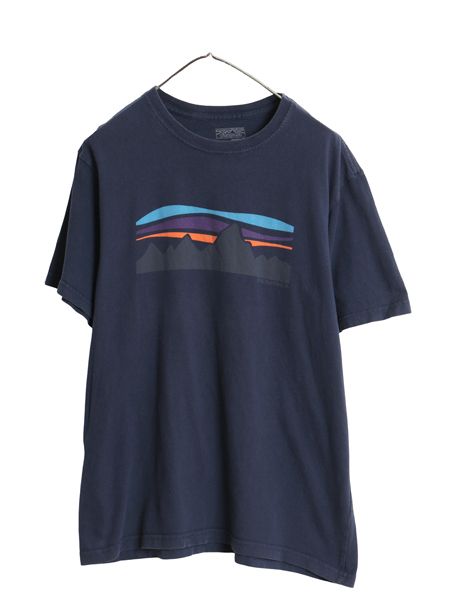 USA製 パタゴニア プリント 半袖 Tシャツ メンズ M / 16年製 ア�
2000
�トドア グラフィック アート イラスト フィッツロイ カットソー シンプル