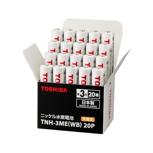 TOSHIBA(東芝) 充電式ニッケル水素充電池 スタンダードモデル 単3形(20本入り) TNH-3ME(WB) 20P 日本製(沖縄・離島の方発送不可)) eda749e0