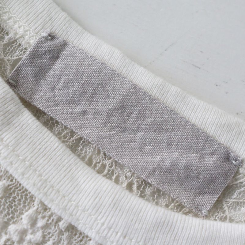 2026SS フレームワーク FRAMeWORK IRONING flower lace ロングスリーブ