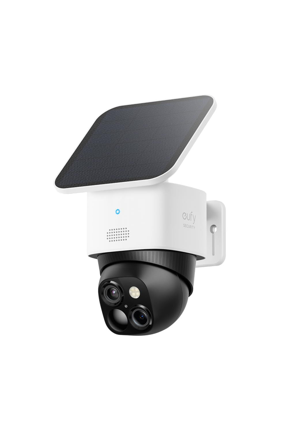 Anker Eufy SoloCam S340（屋外防犯カメラ）【ソーラー充電 / 360°撮影可能/パンチルト / 460万超高画素 / 3K画質 / 防犯対策/デュアルレンズカメラ / 8倍ズーム / ワイヤレス対応/連続給電可能/バッテリー搭載 /pms