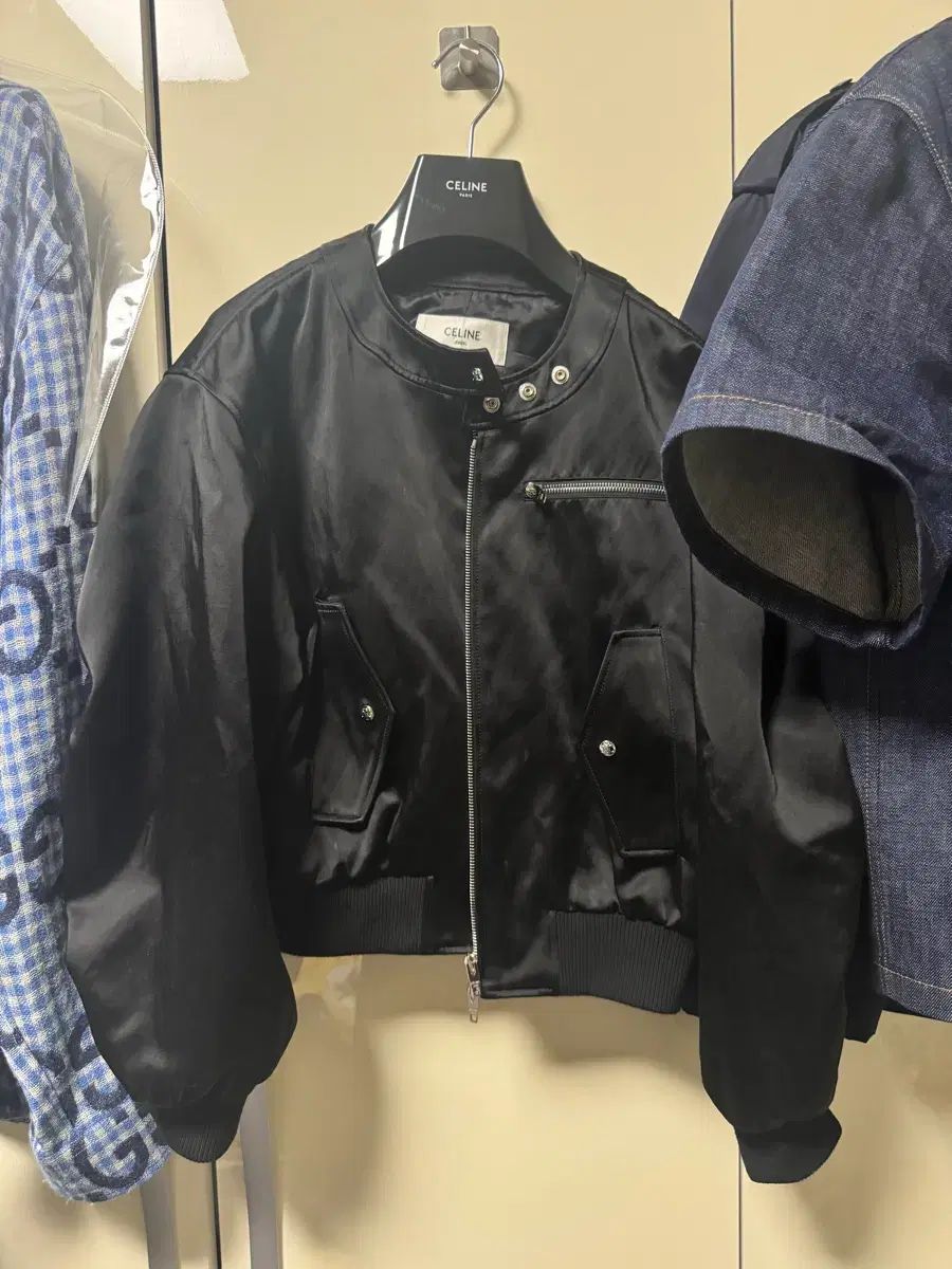 Celine セリーヌ 春 ブルゾン ライダース ジャケット