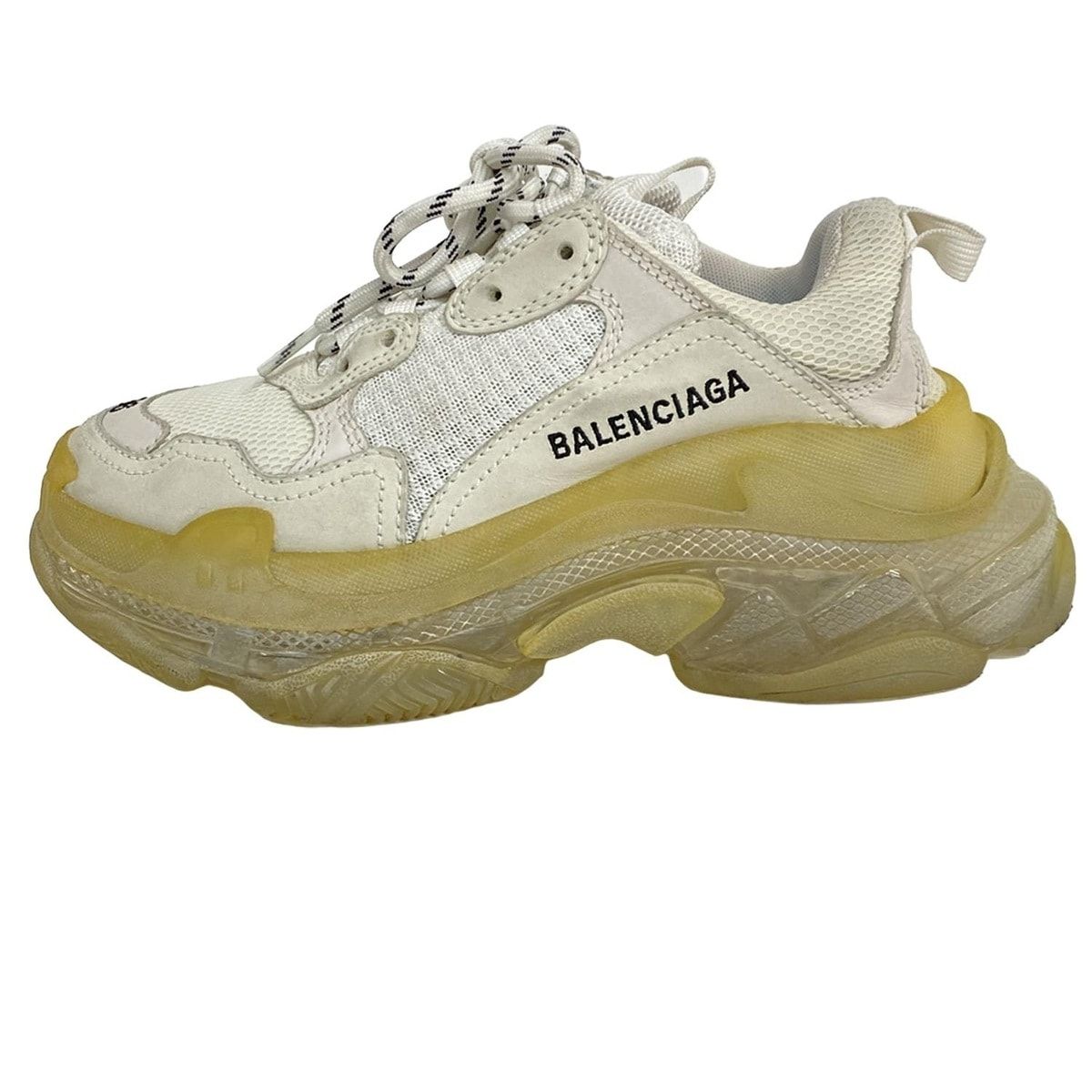 BALENCIAGA(バレンシアガ) スニーカー 24 レディース TRIPLE S(トリプルS) 544351 白 クリアソール レザー