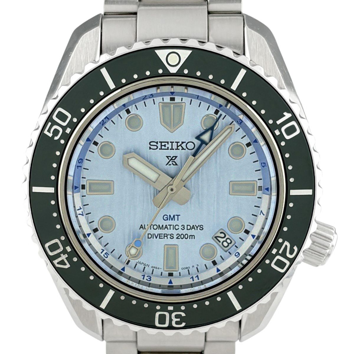 【保証書】セイコー SEIKO プロスペックス SBEJ013 6R54-00C0 腕時計 SS 自動巻き ブルー系 メンズ 【中古】