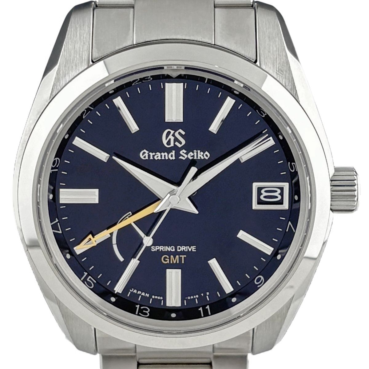 【保証書】セイコー SEIKO グランドセイコー ヘリテージコレクション ミッドナイトブルー SBGE281 9R66-0BL0 腕時計 SS スプリングドライブ ブルー系 メンズ 【中古】