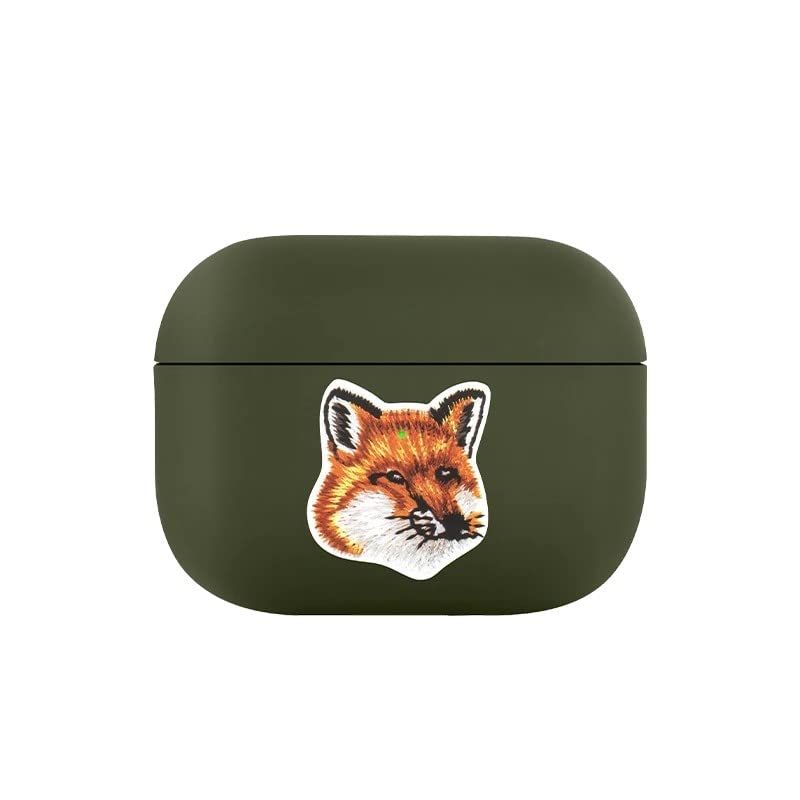 MAISON KITSUNE フォックスヘッド シリコン AirPods Pro対応ケース グリーン [並行輸入品]e 0e8a93d7