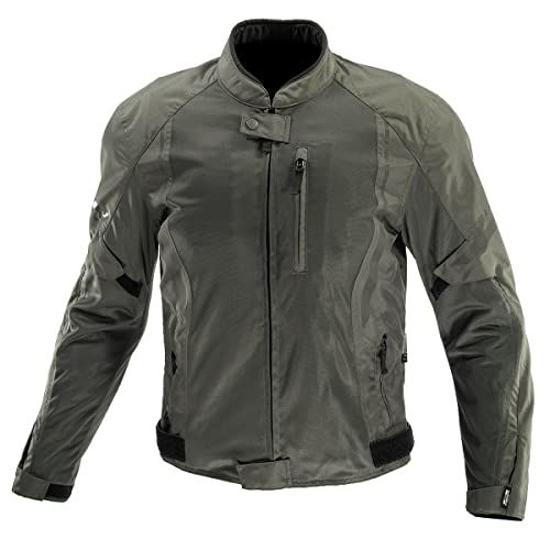 [KOMINE] バイク用 ジャケット JK-1463 プロテクトハーフメッシュジャケット 07-1463 メンズ Olive Le e66912c7