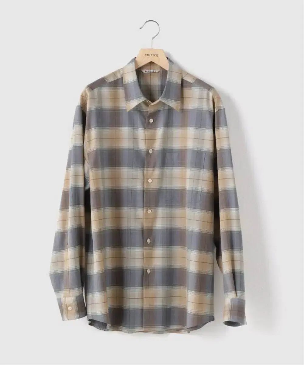 SS26 AURALEE SUPER LIGHT WOOL CHECK SHIRT (サイズ 3) 新品