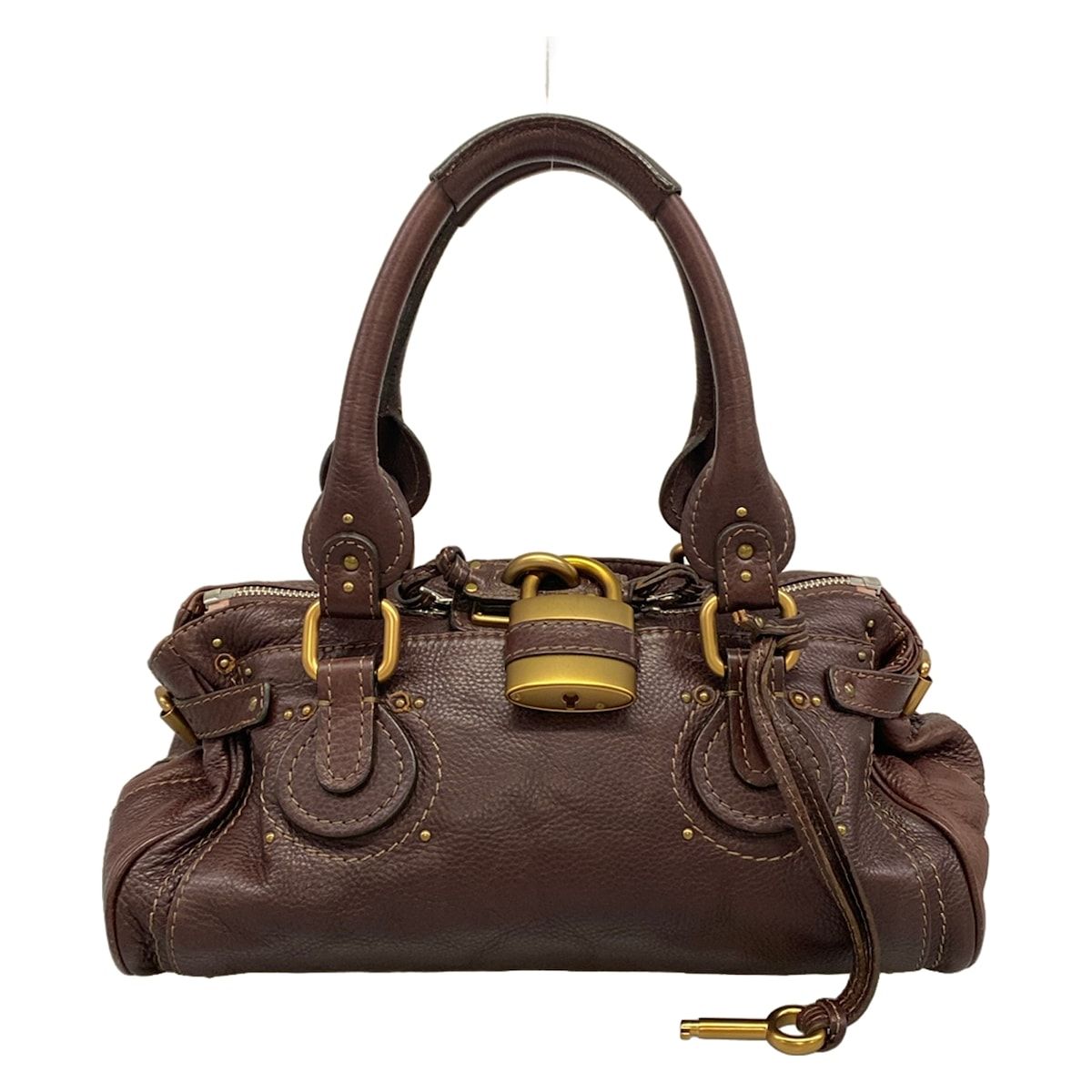 Chloe(クロエ) ハンドバッグ パディントン 6SSA02-6S422 ダークブラウン レザー