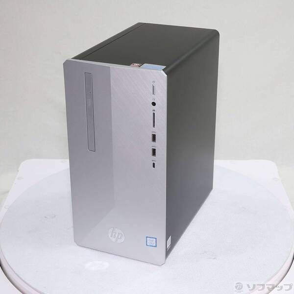 ソフマップ 〔中古品〕 HP Pavilion Desktop 595-p0105jp 6DW32AA-AAFF ブラッシュドシルバー【297】