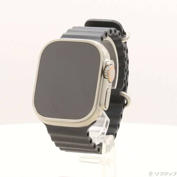 ソフマップ 〔中古品〕 Apple Watch Ultra GPS + Cellular 49mm チタニウムケース ミッドナイトオーシャンバンド【262】