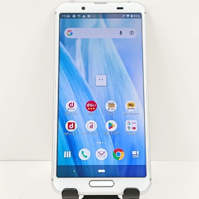 AQUOS sense3 SH-02M ドコモ シルバーホワイト 送料無料 本体 c20083