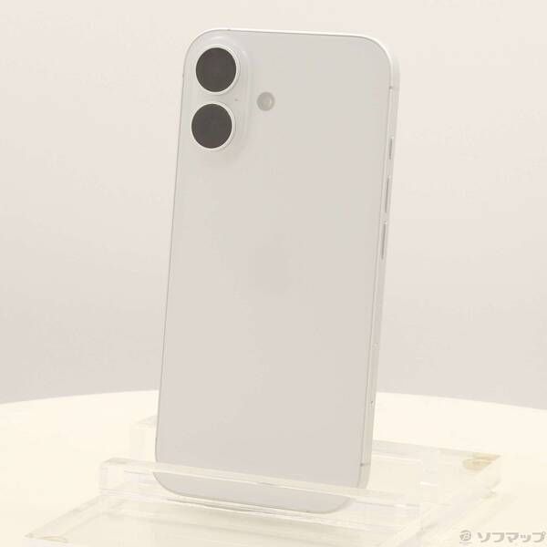 ソフマップ 〔中古品〕 iPhone16 128GB ホワイト MYDR3J／A SIMフリー【371】