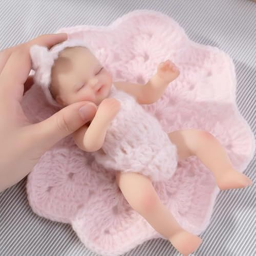 5インチ 12CM リボーンドール シリコン製 フルボディ リアルな赤ちゃん